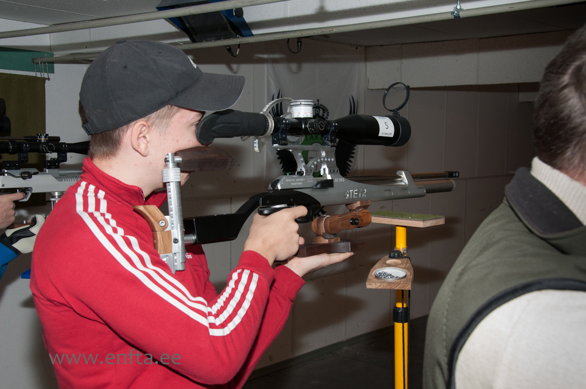 0134   Rein Jr Reinu, Steyr LG 110 Field Target, Nikko Stirling Targetmaster 10 50x60